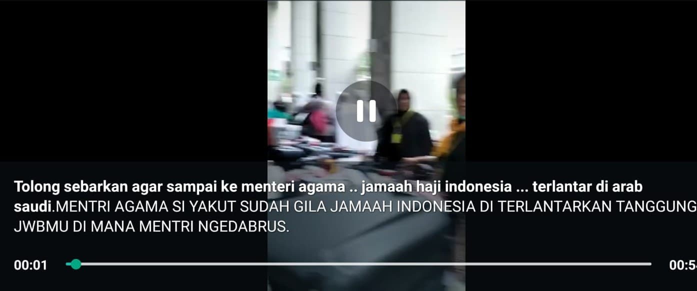 Viral Video Jemaah Haji Embarkasi Makassar Ditelantarkan, Ini Faktanya - Image