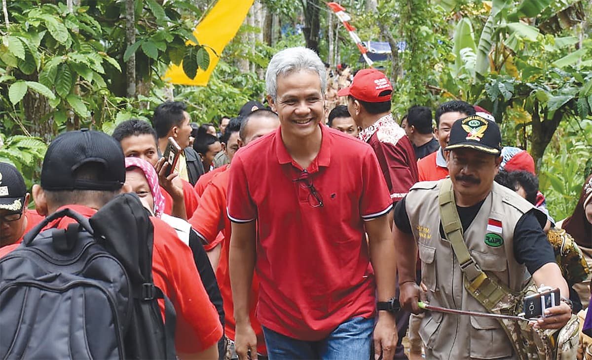 PRO-WONG CILIK: Program-program Ganjar Pranowo selama menjadi gubernur Jawa Tengah banyak diapresiasi masyarakat. - Image