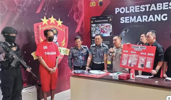 Manusia Silver Selundupkan Sabu di Lapas Kedungpane Semarang, Disembunyikan dalam Anus Dilapisi 3 Kondom - Image