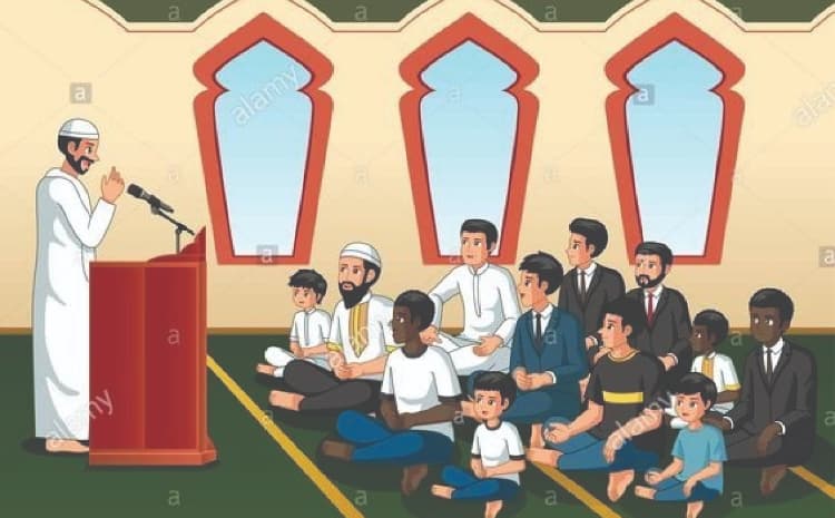 Materi Khutbah bersama jamaah sholat Jumat (pin.it/MCqZp56SI) - Image