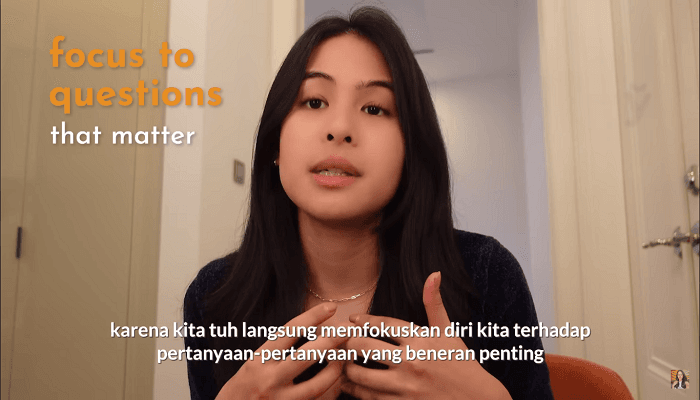 Tips dan trik belajar ala Maudy Ayunda./ YouTube @Maudy_Ayunda - Image