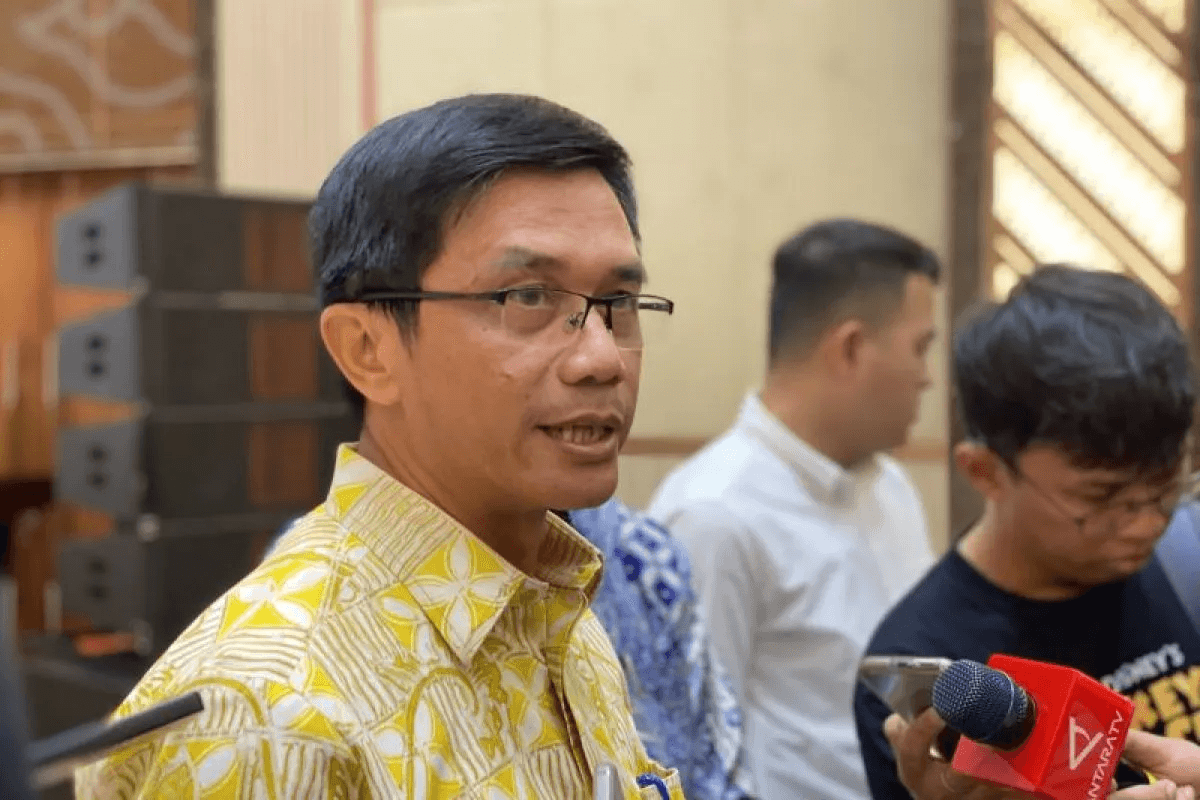 Direktur Jenderal Pendidikan Tinggi, Riset, dan Teknologi Kemendikbudristek Abdul Haris dalam Konferensi Pers Pengumuman Hasil Seleksi SNBP 2024./ - Image