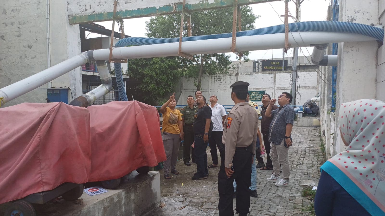 Yusuf Sanjaya, 19, warga Tlogosari, Kecamatan Pedurungan meninggal dunia akibat tersengat listrik saat merapika kabel CCTV. - Image