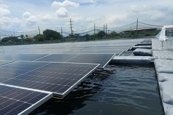 Ilustrasi proyek pembangunan Pembangkit EBT. - Image