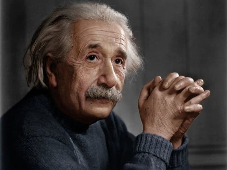 Potret Albert Einstein sang genius cerdas - Image
