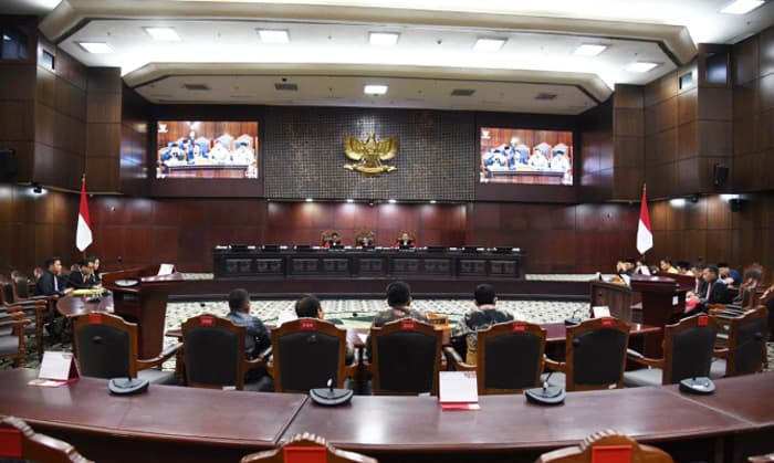 Bawaslu dalam sidang PHPU Pasca-putusan MK, di Gedung MK, Jakarta. (Istimewa) - Image