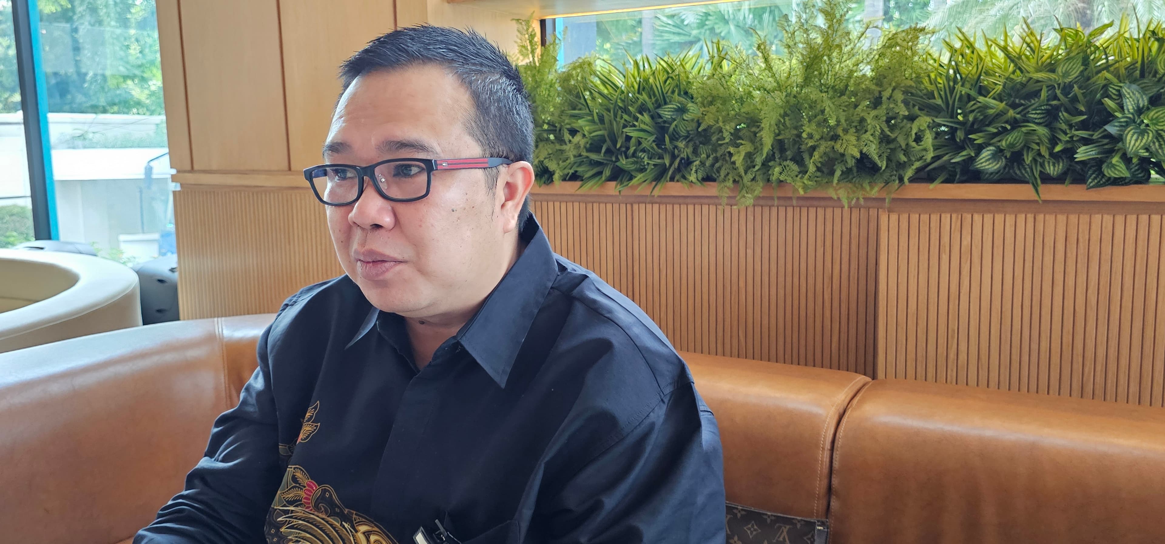 Ketua Harian DPP Grib Jaya, Anan Wijaya di Jakarta, Kamis (20/3). (Muhammad Ridwan/JawaPos.com). - Image