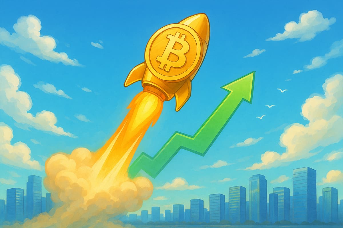 Ilustrasi harga Bitcoin yang terus naik. (Dhimas Ginanjar/Dall E/JawaPos.com) - Image