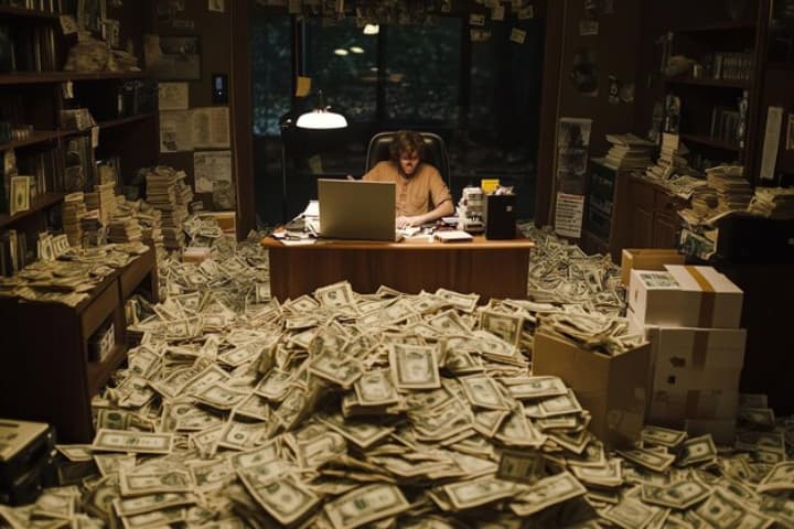 seseorang yang mengalami banjir rezeki di akhir tahun./Freepik/z99zoom - Image