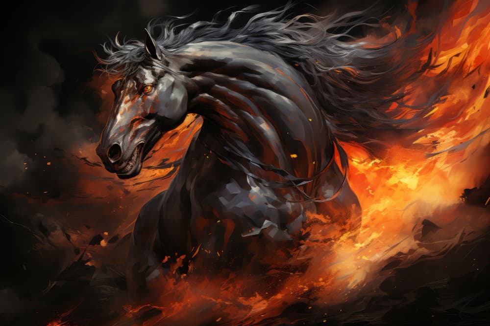 Ilustrasi shio Tahun Kuda Api 2026. (Freepik) - Image