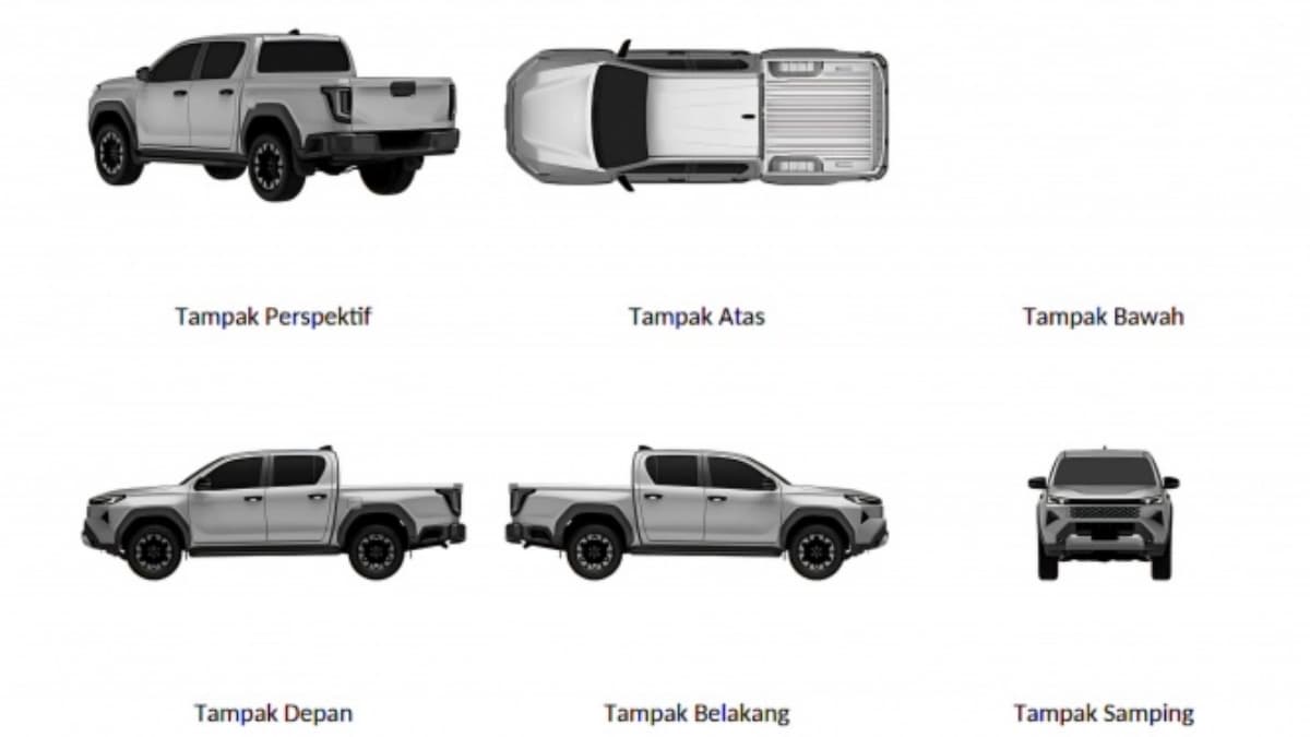 Toyota Hilux Generasi Baru Tampil Lebih Elegan, Resmi Terdaftar di DJKI - Image