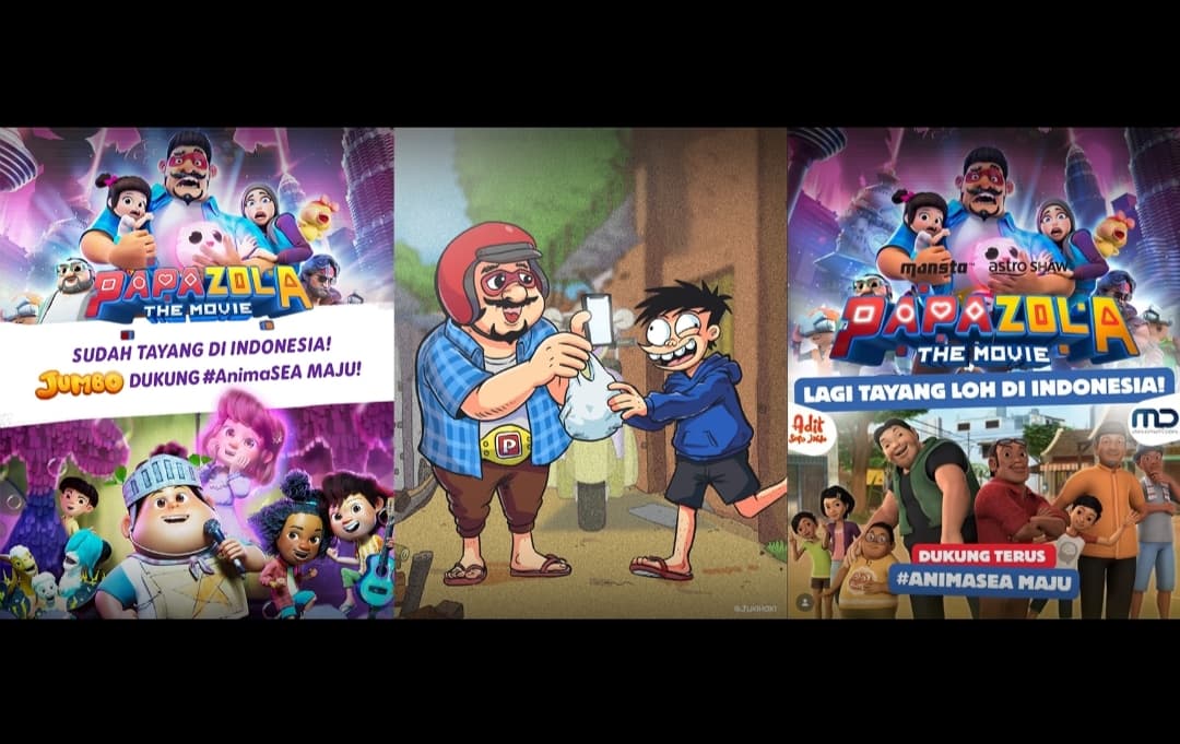 Film animasi Papa Zola The Movie mendapat dukungan dari sejumlah kreator Tanah Air. (istimewa) - Image