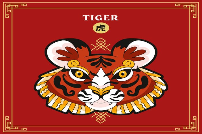 Ilustrasi, shio Macan. Freepik/ freepik. - Image