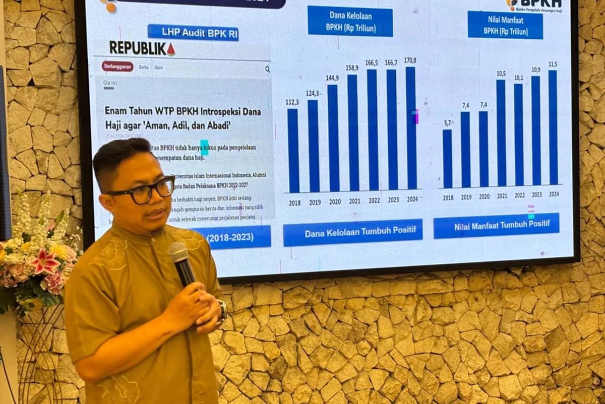 70 Persen Hasil Pengelolaan Dana Haji Dinikmati Jamaah Berangkat, BPKH Siapkan Skema  yang Lebih Adil - Image