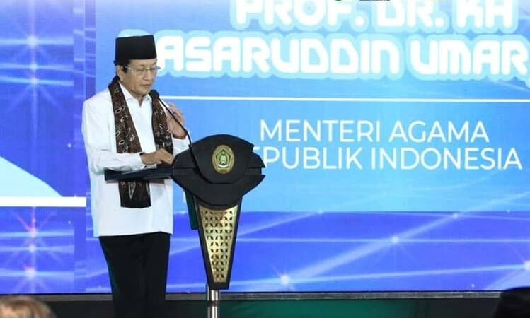 Menag Nasaruddin Umar Klaim Tingkat Kerukunan Umat 2025 Tertinggi Sepanjang Sejarah - Image