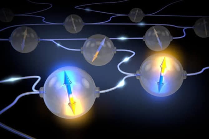 Ilustrasi: Jaringan internet berbasis teknologi kuantum. (Quantum Internet Alliance). - Image