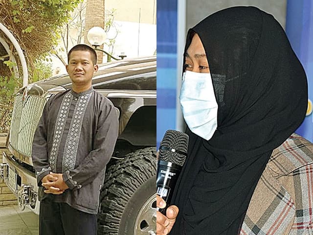 PEDULI SESAMA: Di sela kesibukan di Riyadh, Kamal mampu menghafal 15 juz Alquran. Kanan, Susi saat menerima pengharagaan PMI Awards. Susi menggalang sembako untuk membantu PMI yang terdampak lockdown di Riyadh. (FACEBOOK DAN DOKUMENTASI PRIBADI) - Image