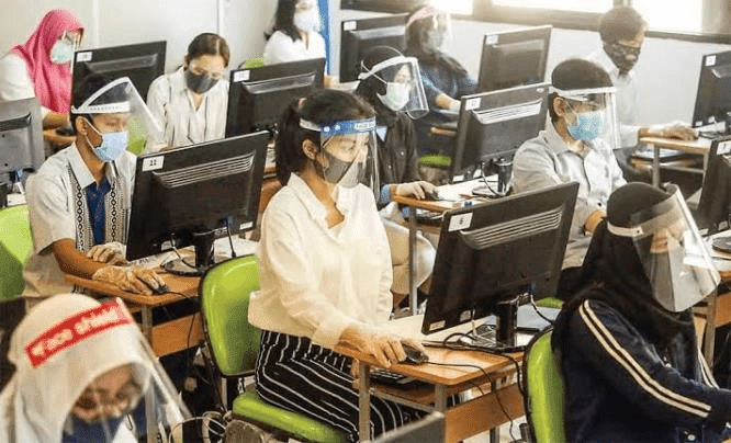 Ilustrasi pelaksanaan UTBK. Dok. JawaPos - Image