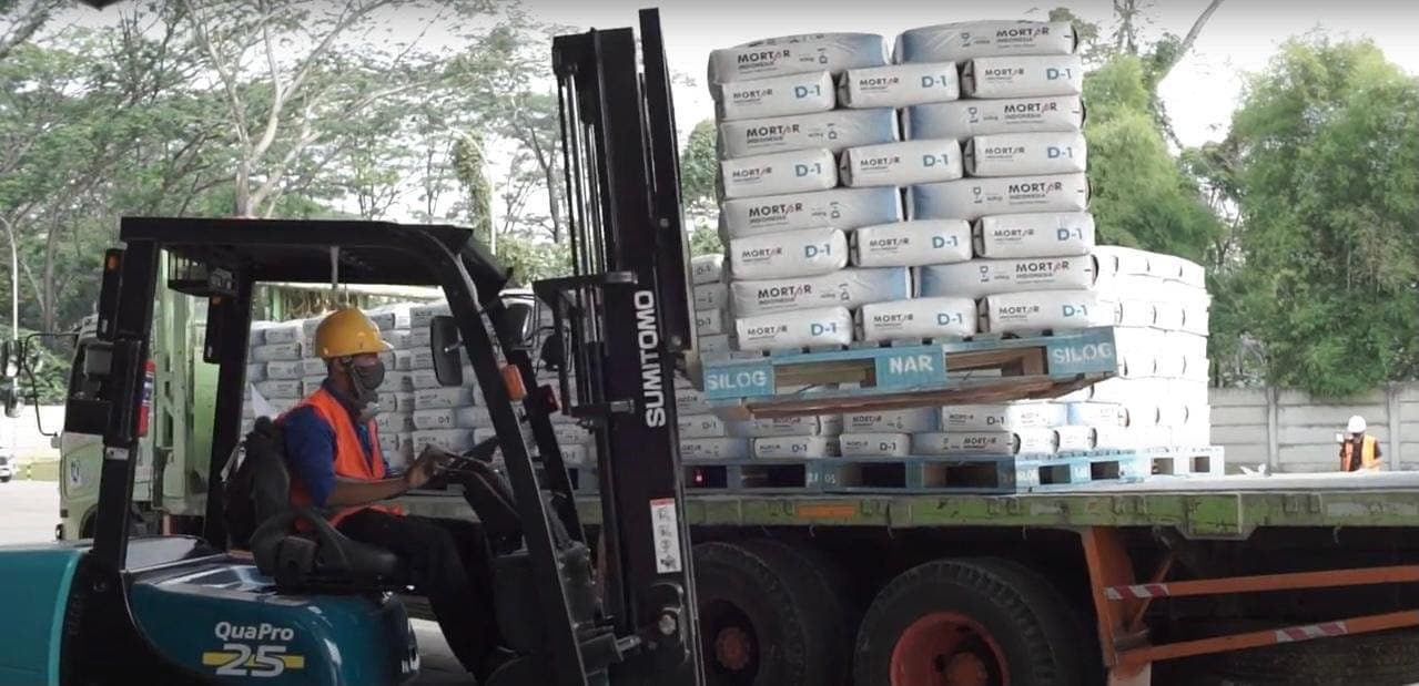 PT Mitra Kiara Indonesia berekspansi untuk menambah produk bahan bangunan yaitu Mortal Indonesia. (Istimewa) - Image
