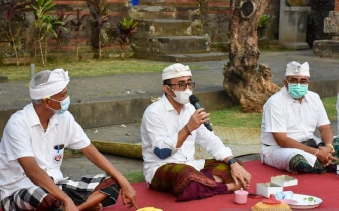 Pemkot Denpasar canangkan isolasi terpusat berbasis desa adat. Humas Pemkot Denpasar/Antara - Image