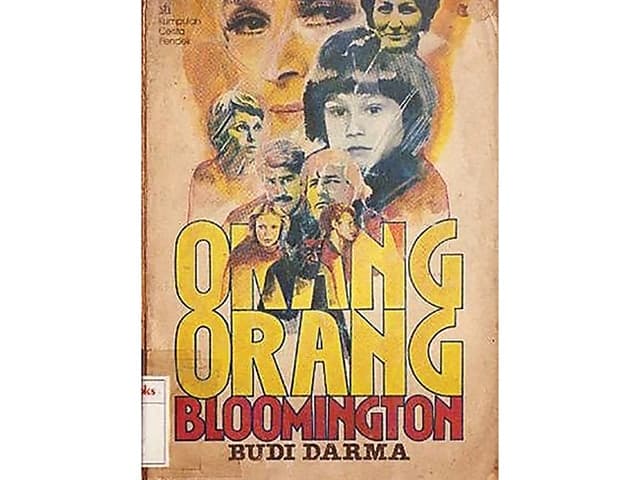 COVER BUKU Kumpulan Cerpen Orang-Orang Bloomington. - Image