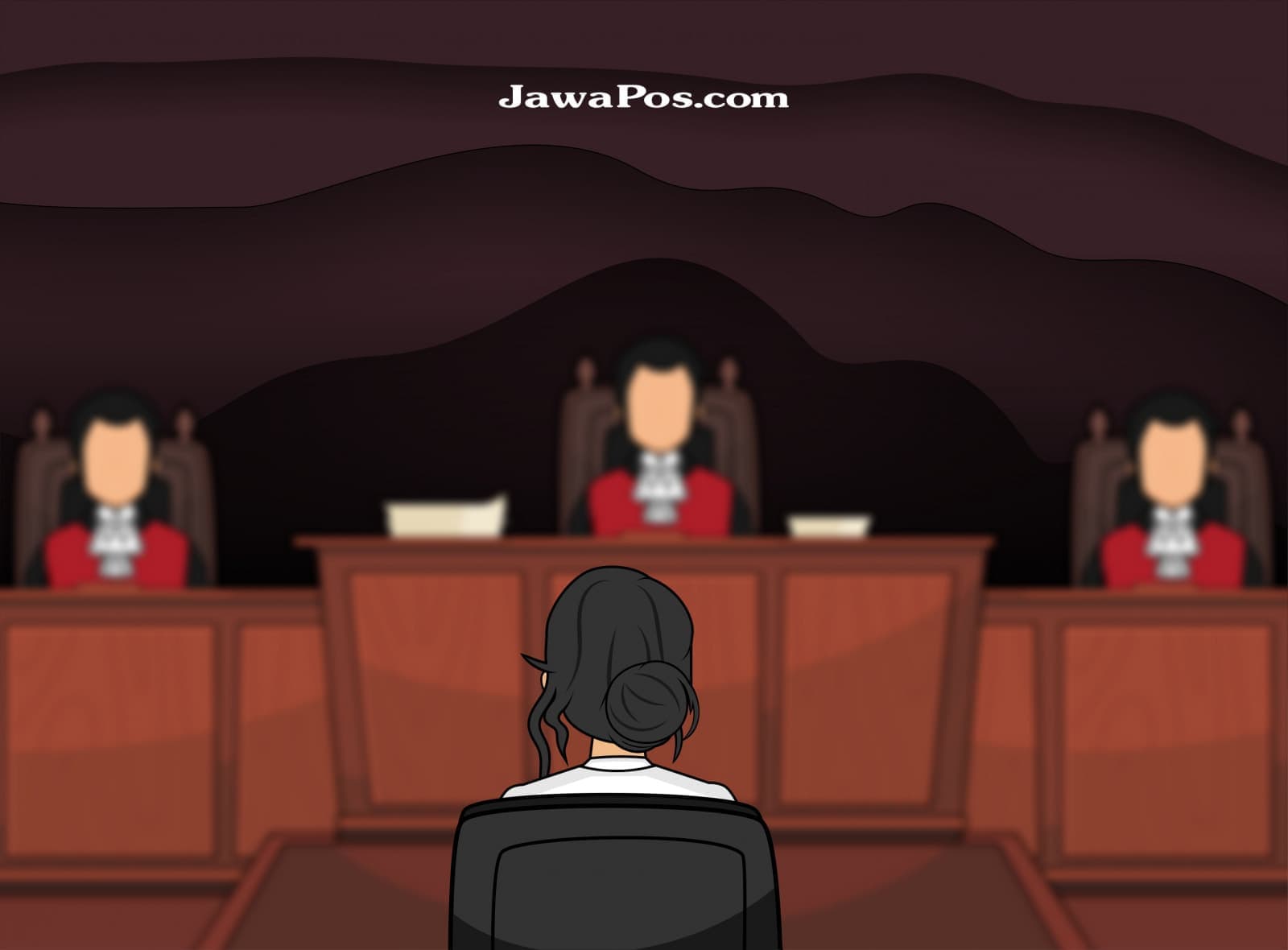 Iliustrasi persidangan. (Dimas Pradipta/Jawa Pos) - Image