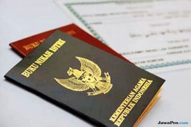 Ilustrasi buku nikah. Dok JawaPos - Image