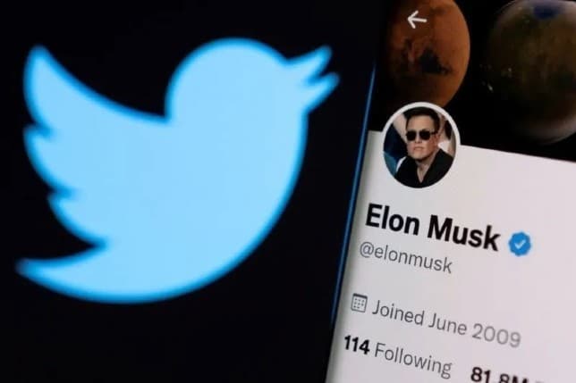Akun Twitter Elon Musk. Dado Ruvic/Illustration/Reuters/Antara - Image