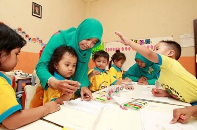 Ilustrasi PAUD di Surabaya. Dok JawaPos - Image